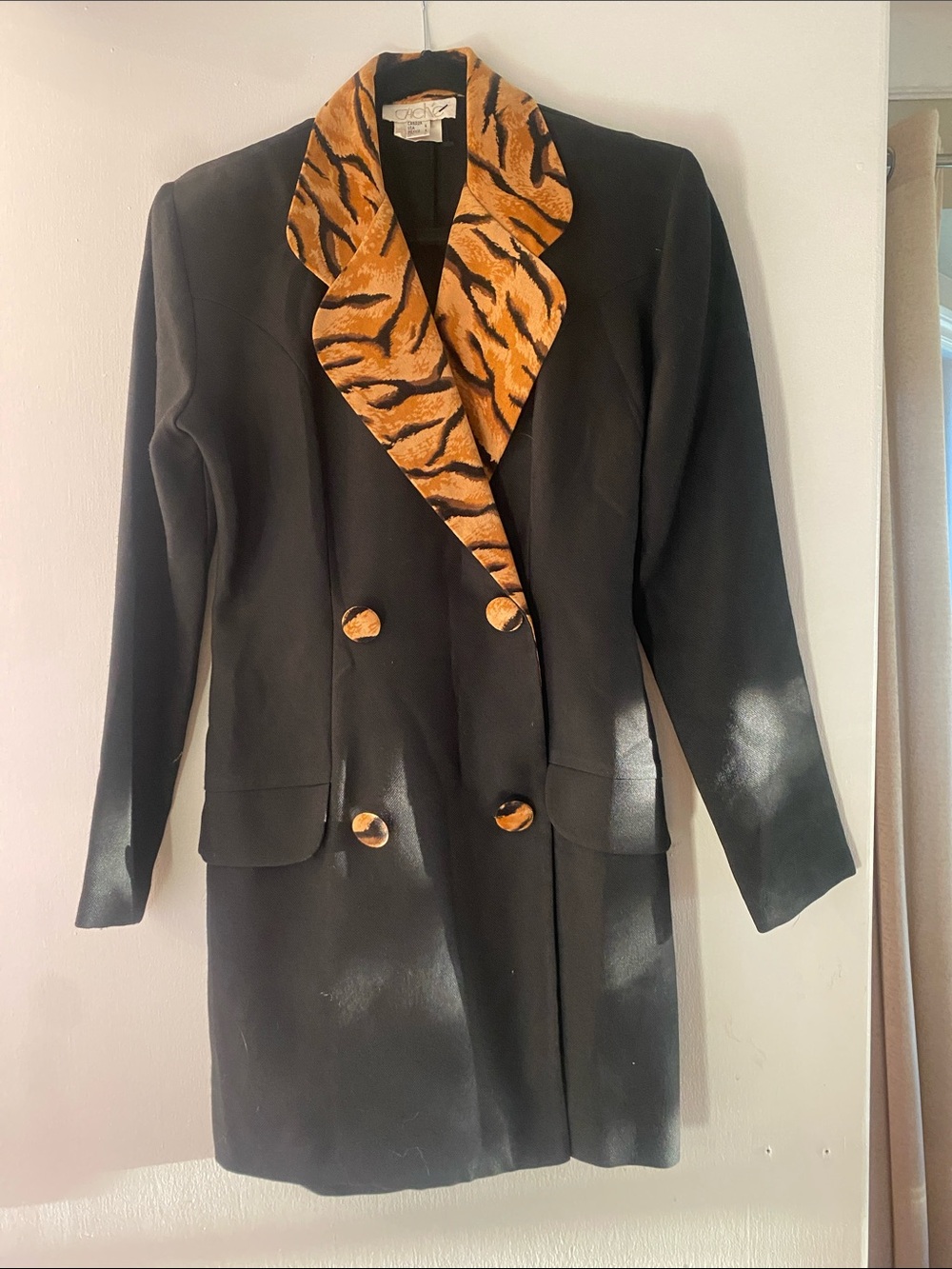 Vintage Caché tiger print romper
